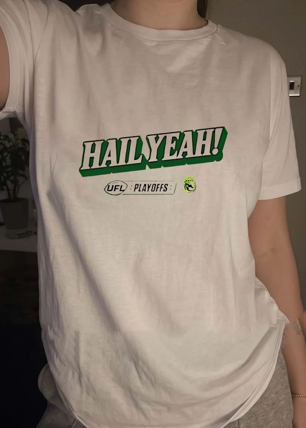 Hail Yeah UFL Playoffs San Antonio Brahmas shirt