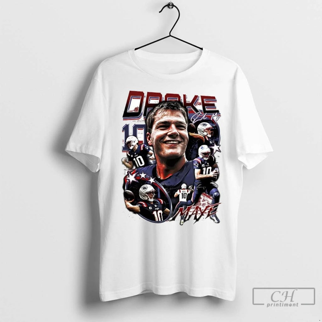 Premium Drake Maye Picture Collage Ne Patriots