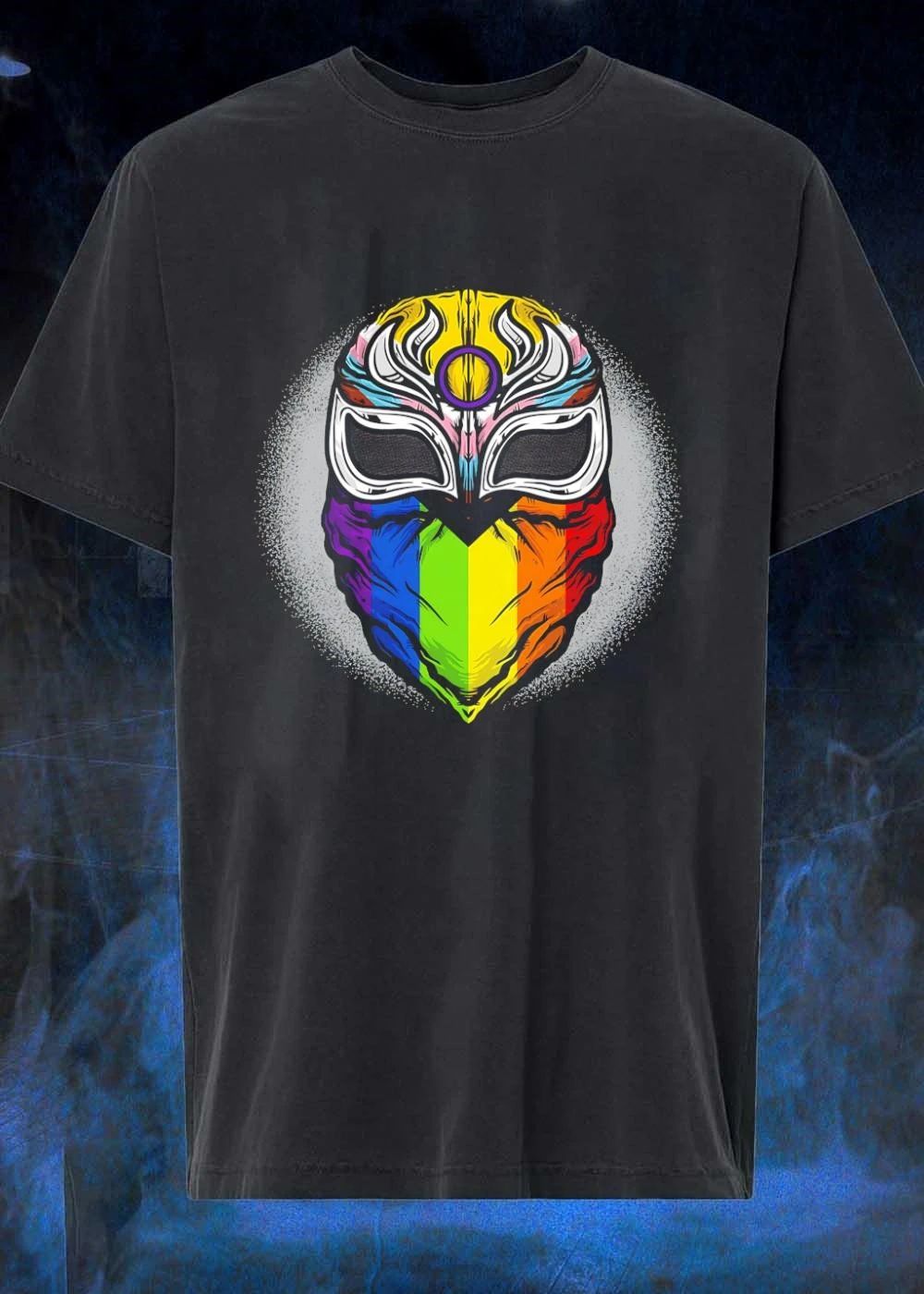 Lucha Pride Mask Pride Luchador Wrestling T-Shirt