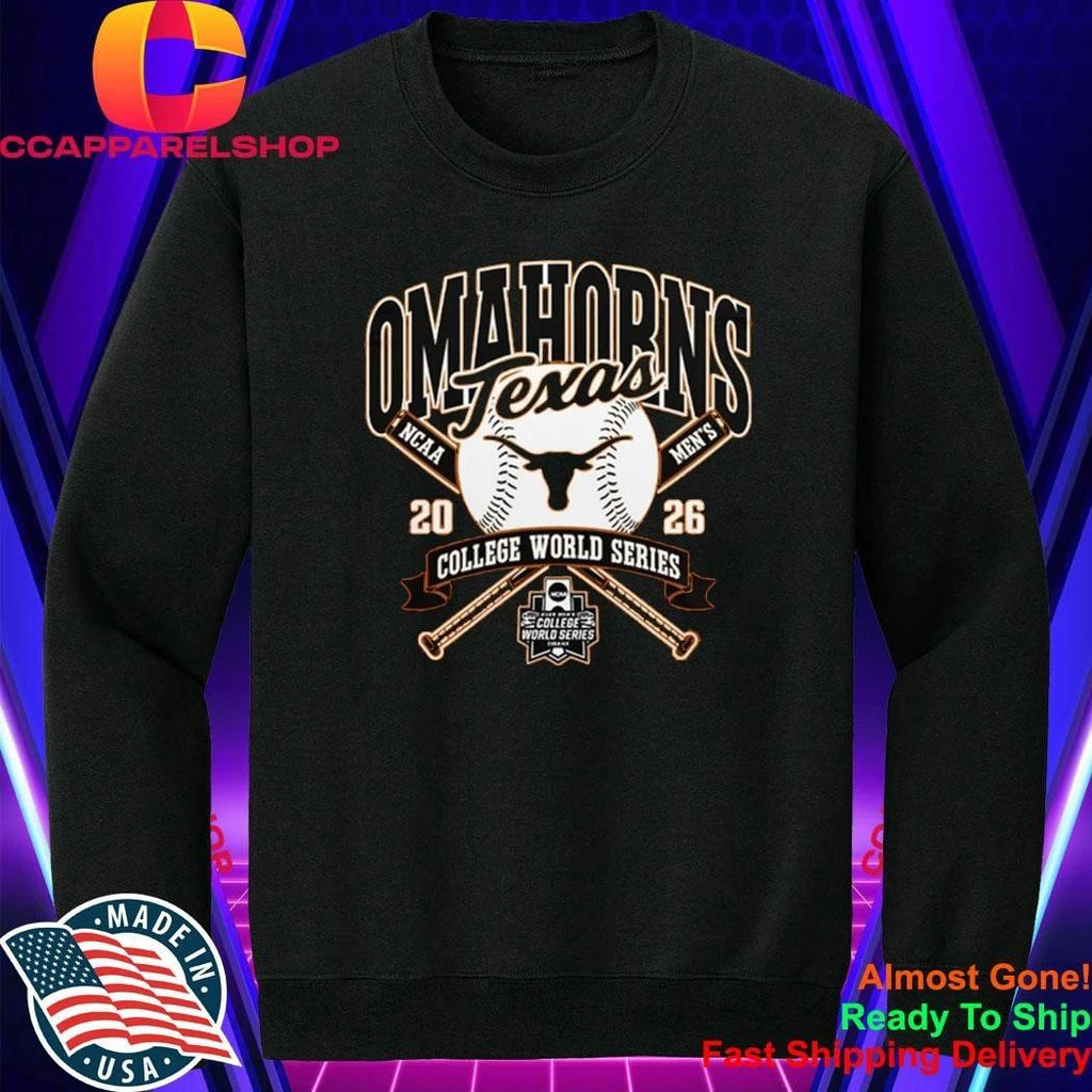 Texas Longhorns 2026 Baseball College World Series Omahorns Shirt