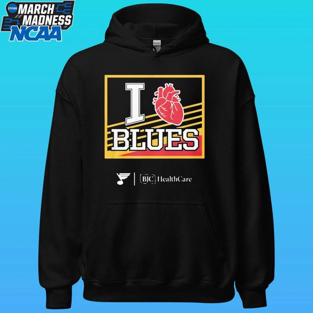 2025 Bjc Healthcare I Heart Blues Shirt