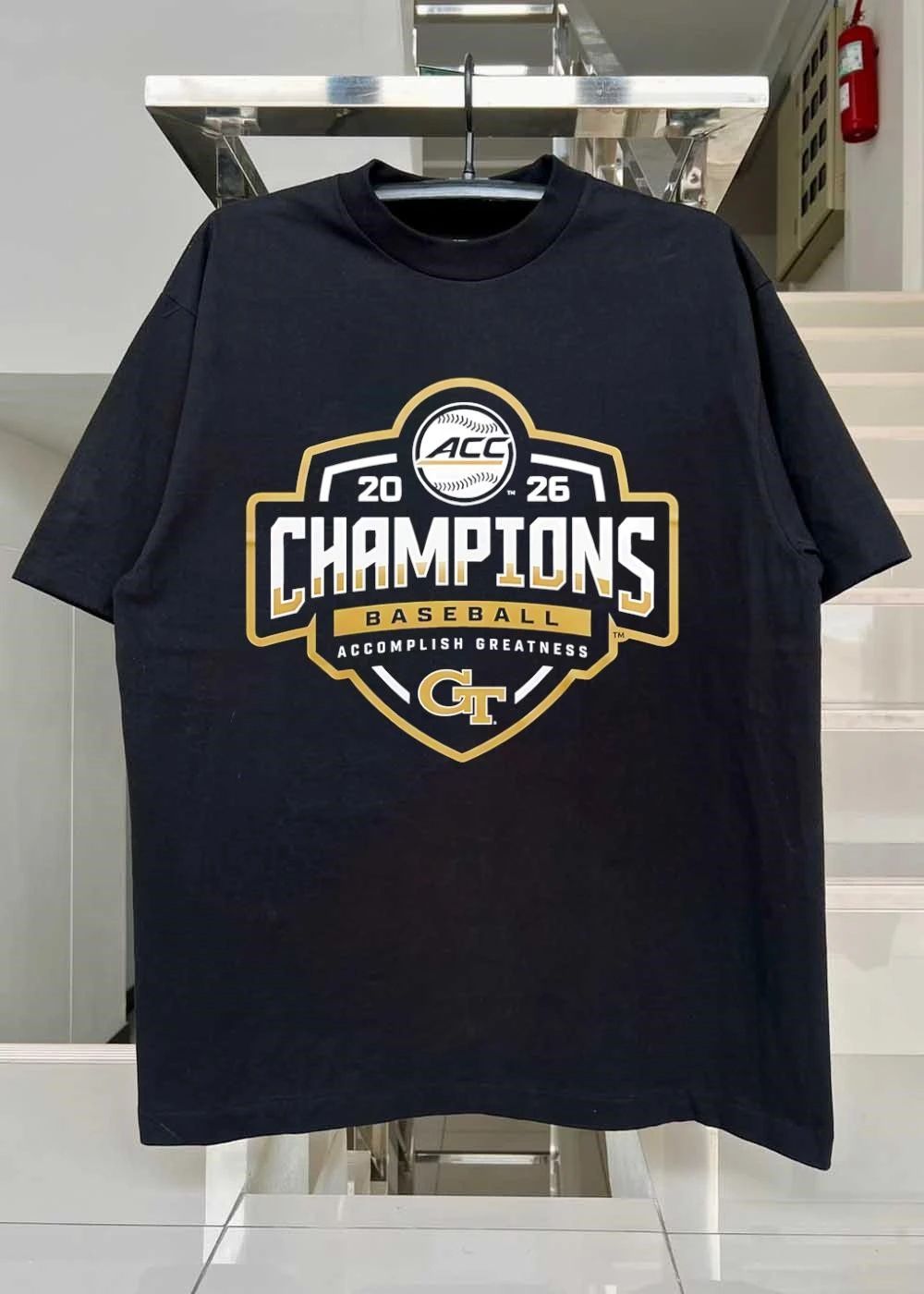 Georgia Tech GT ACC Baseball Champions 2026 Accomplish Greatness Shirt