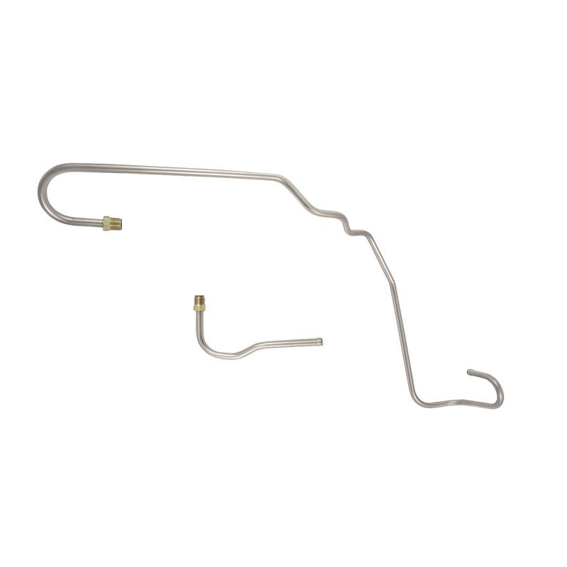 1968-71 American Motors AMX/Javelin V8/401CID 2/4bbl Electric/Vacuum Wipers Pump to Carb Lines 2pc, OE Steel