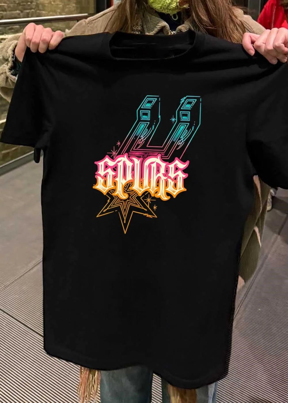 Spurs Fan Gear Spurs Lettering San Antonio Spurs T-Shirt