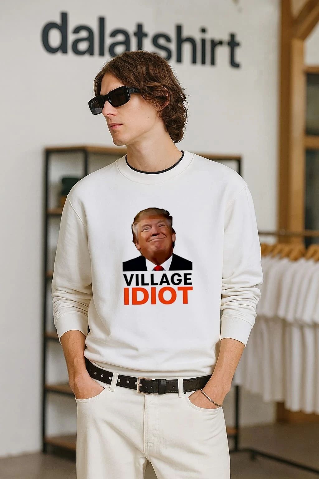 Village Idiot Trump funny shirt
