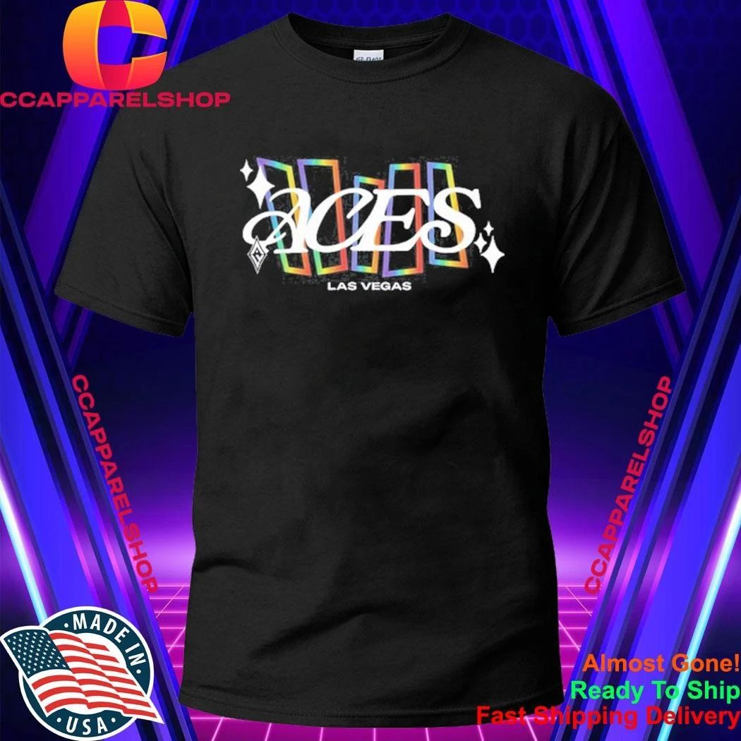 Las Vegas Aces Rainbow Shapes Shirt
