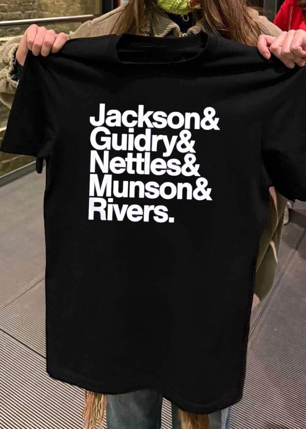 Jackson & Guidry & Nettles & Munson & Rivers New York Yankees Shirt