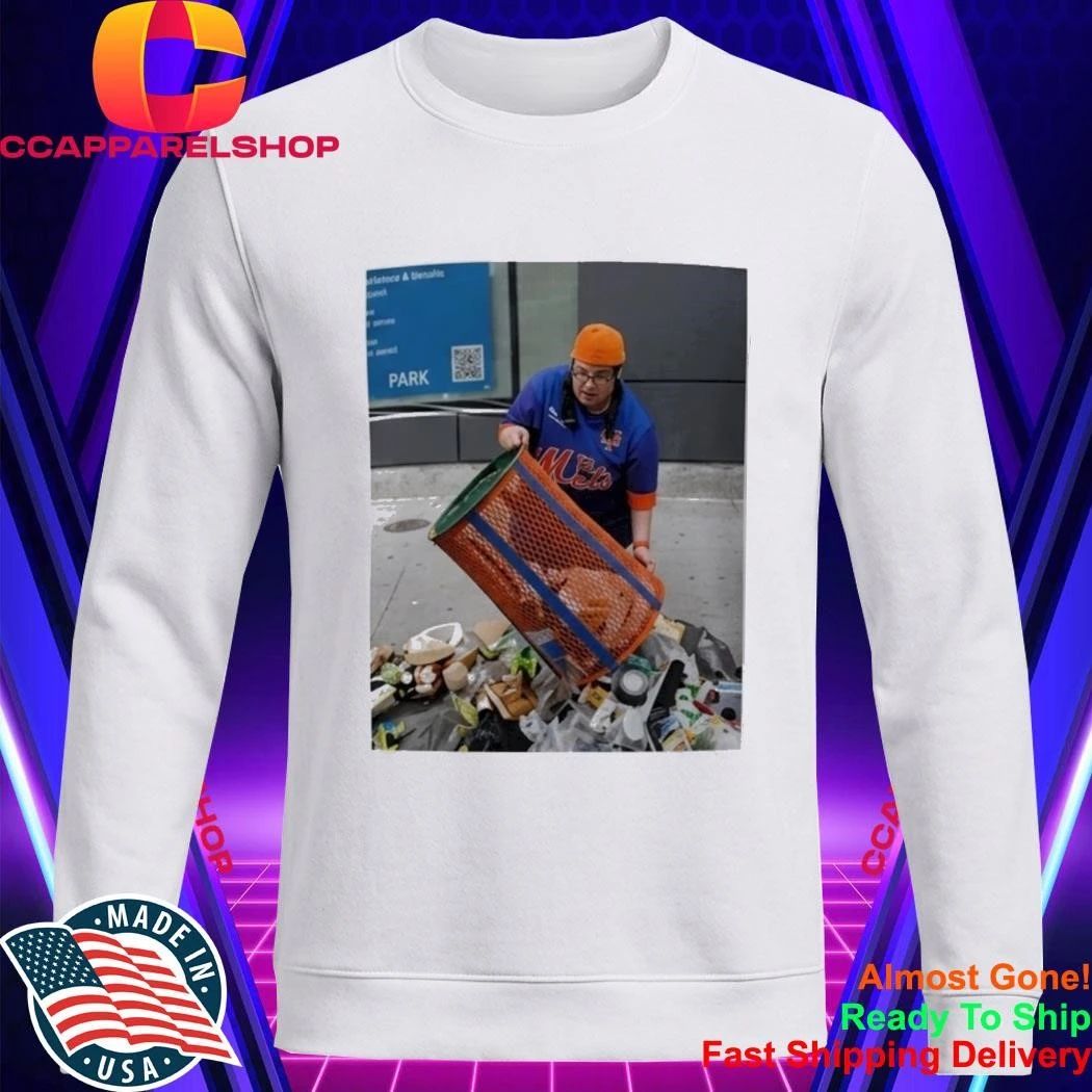 Knicks Dei Angie Base Stealing Trashcan Shirt