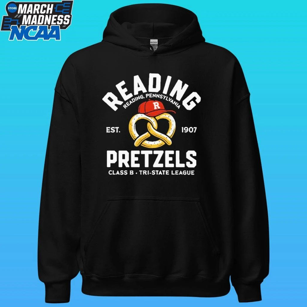 Reading Pretzels Reading Pennsylvania Class B Tri State League Baseball Est 1907 Shirt