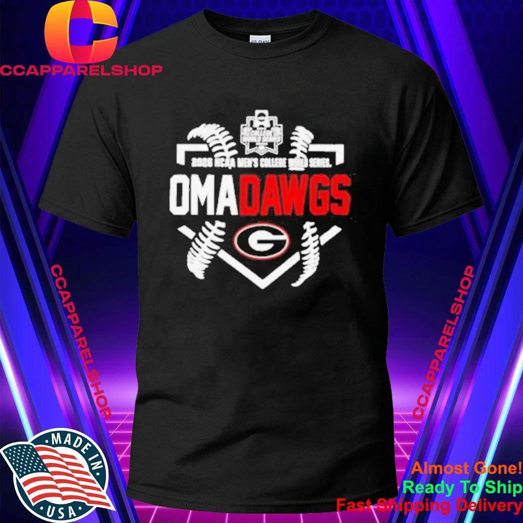 Georgia Bulldogs Baseball NCAA Men’s College World Series 2026 Omadawgs Shirt