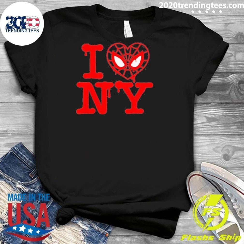 Spider-man I Miles Ny Heart Shaped Shirt