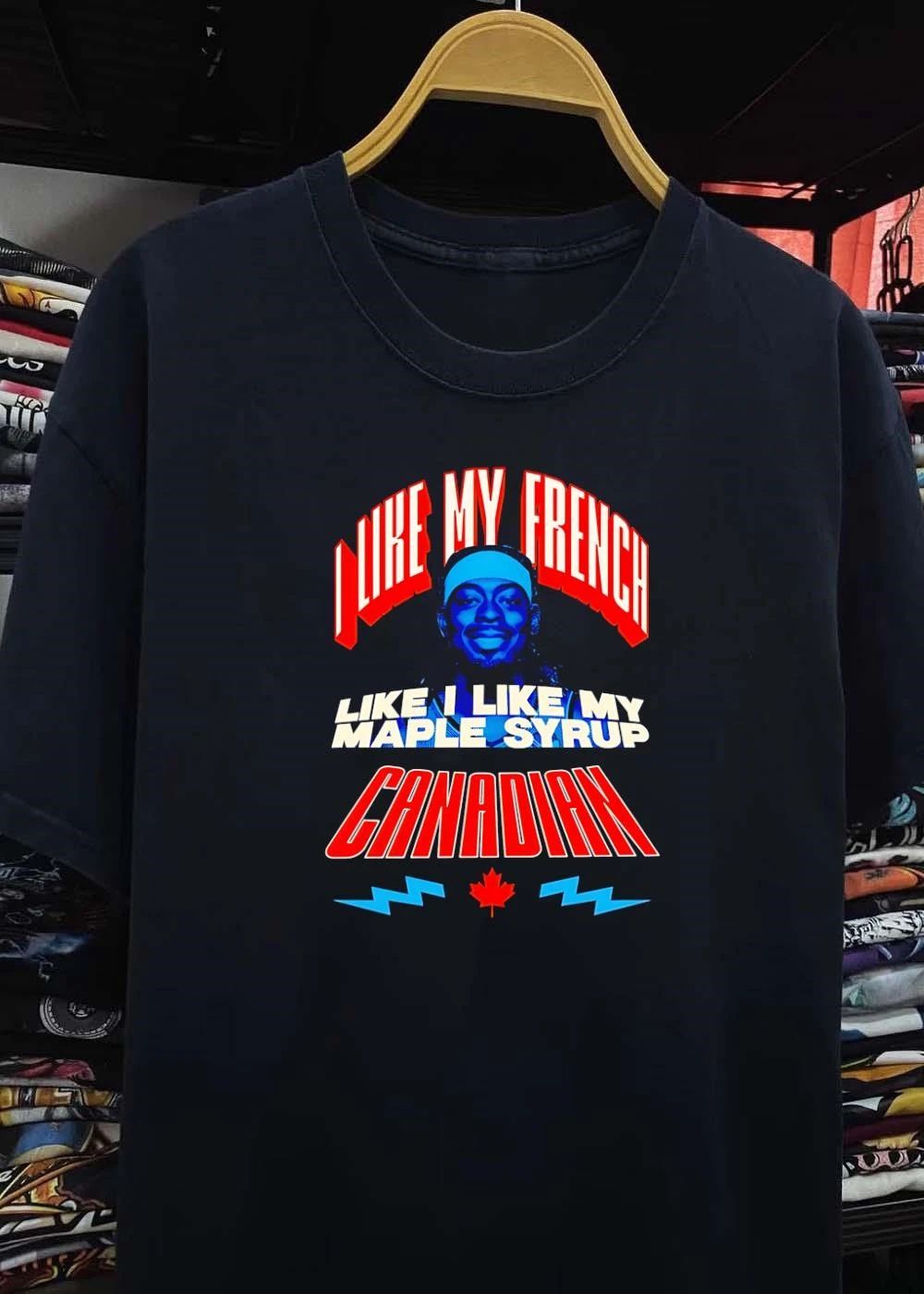 Pascal Siakam Toronto Raptors NBA I like my French like I like my maple syrup Canadian shirt