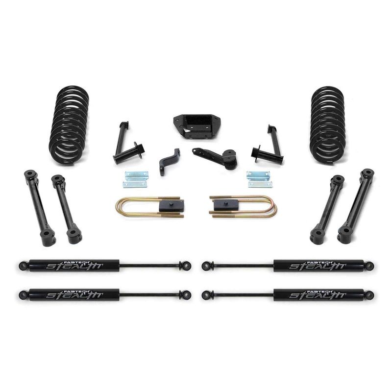 Fabtech 6″ Performance System w/Stealth Shocks Kit for 2003-2010 Dodge Ram 3500 4WD w/6″ lift