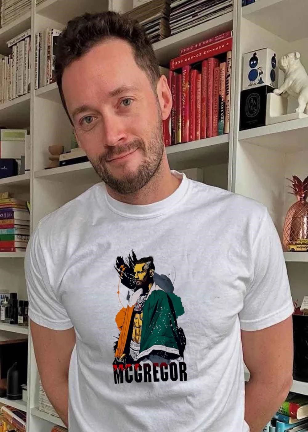 McGregor Fighting in the Cage shirt