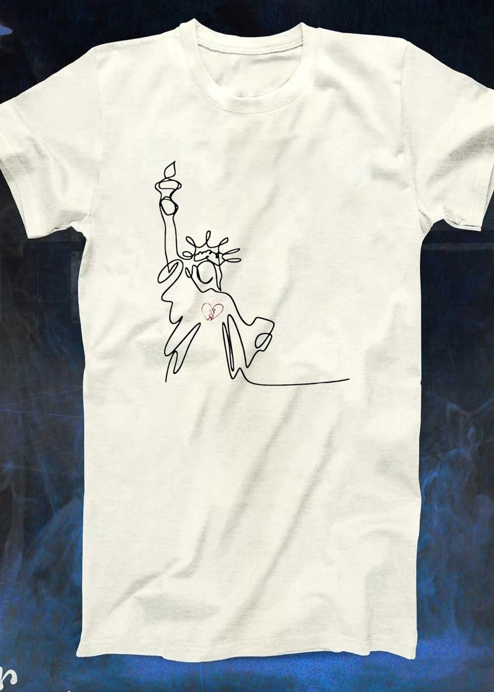 Statue of Liberty drawing shirt