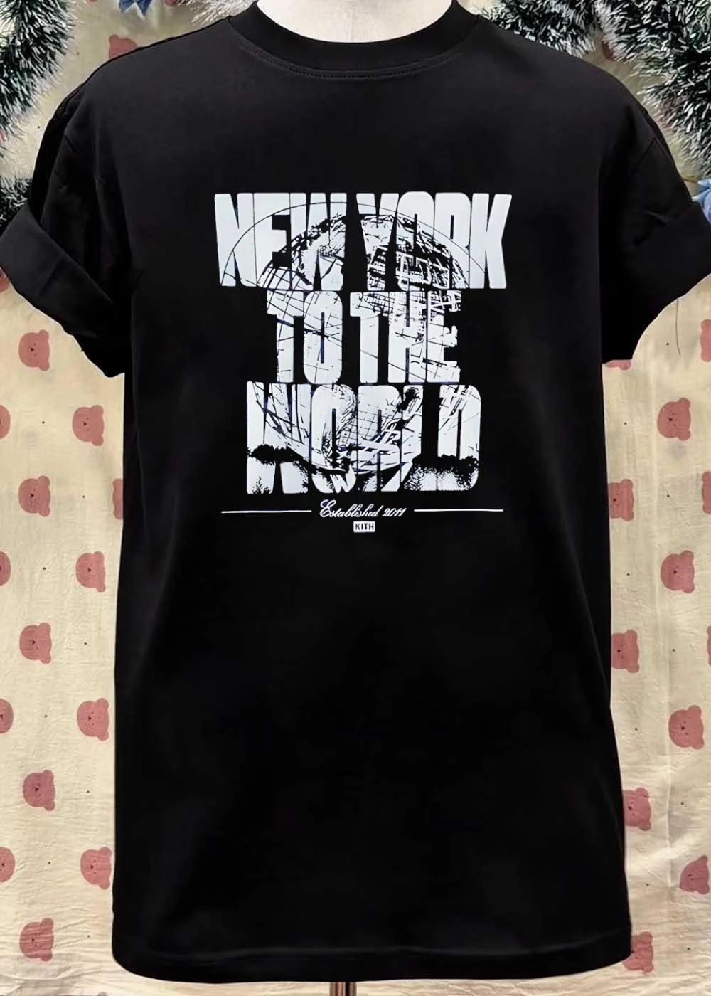 Established 2011 KITH New York to the World Graphic shirt
