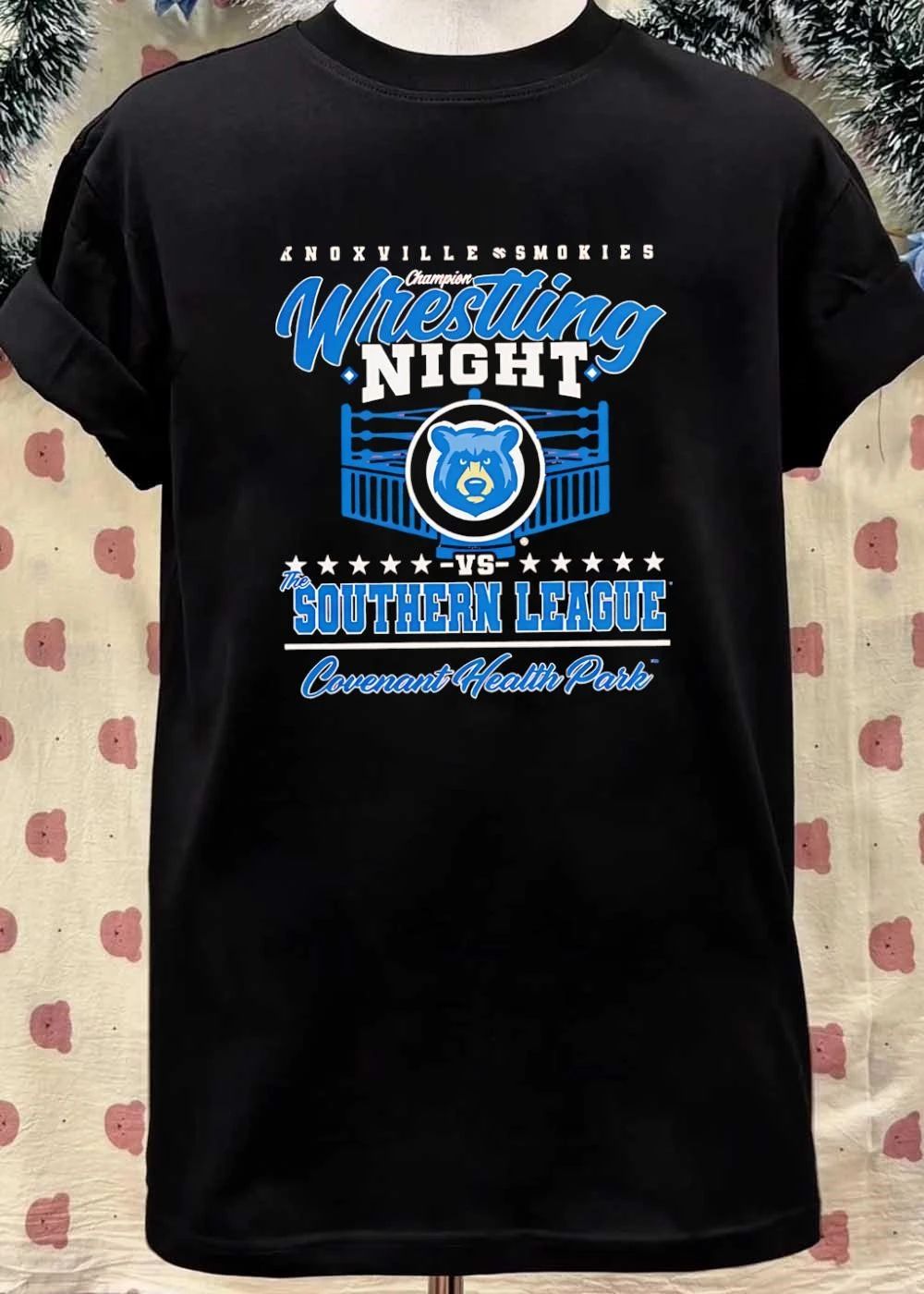 Knoxville Smokies Wrestling Night vs The Southern League Covenant Health Park Shirt