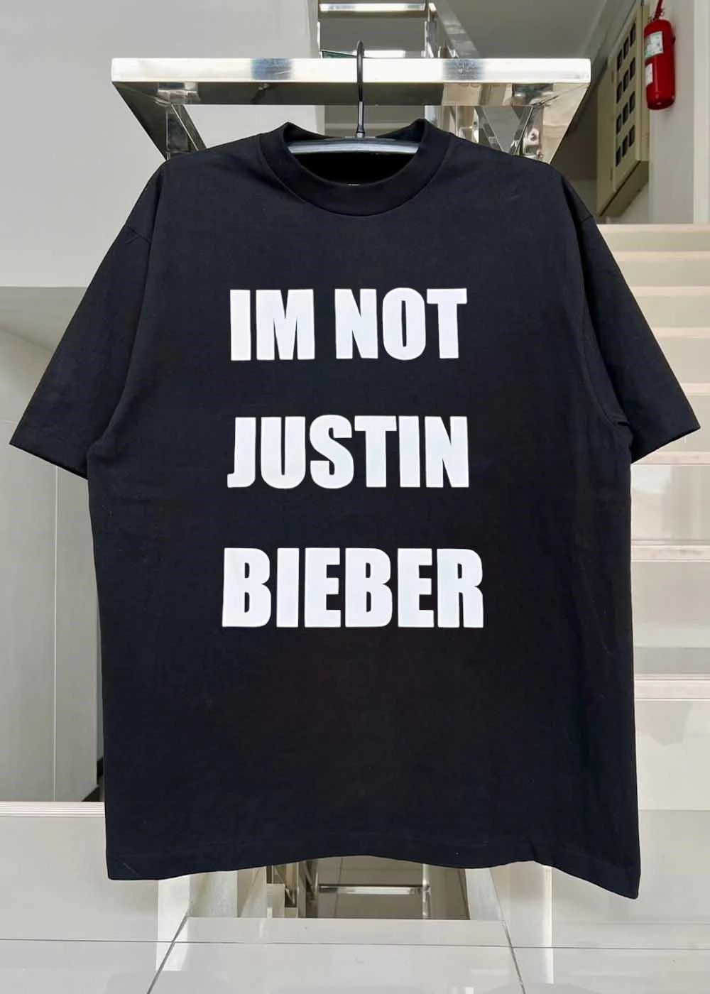 I Am Not Justin Bieber shirt