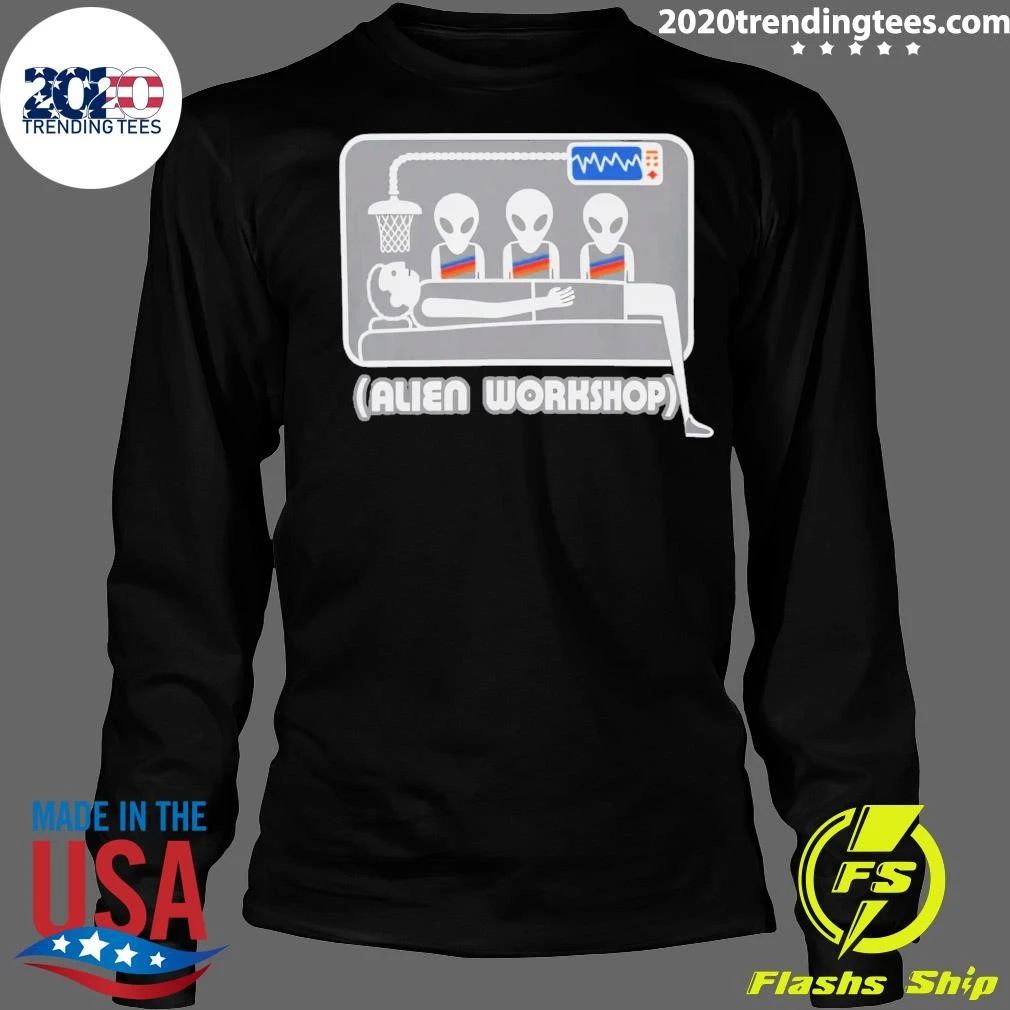 Spurs Wemby Alien Workshop Shirt