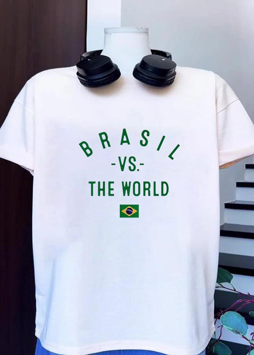 Brasil Vs The World Flag shirt