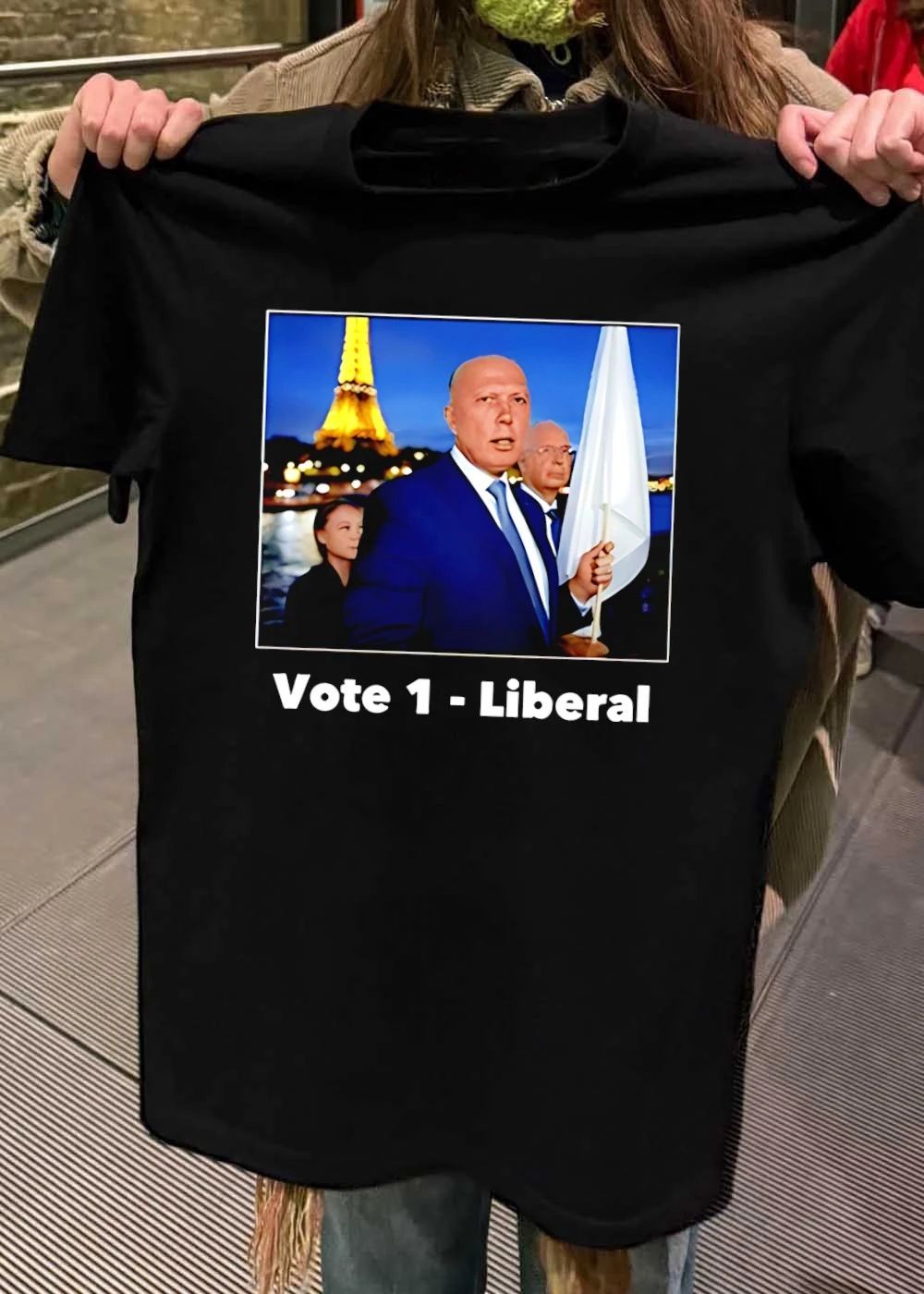 Peter Dutton Vote 1 Liberal shirt
