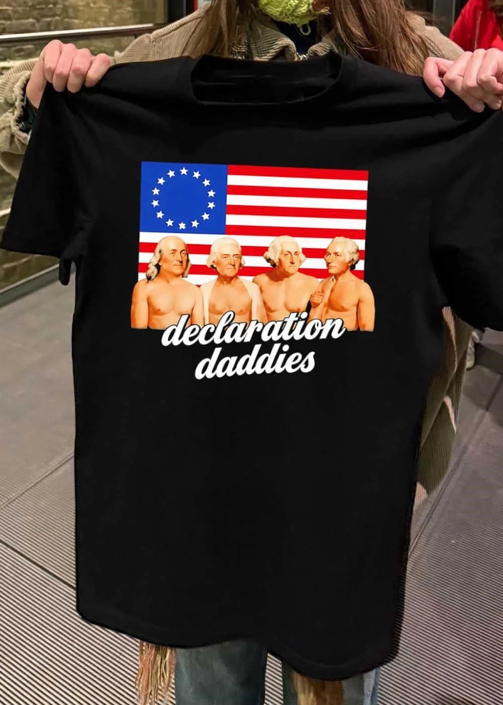 Founding Fathers Shirt Declaration Daddies T-Shirt