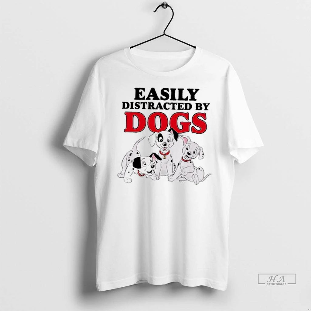 Trendy Officials Easily Distracted By Dogs Cute Shirt Sweater