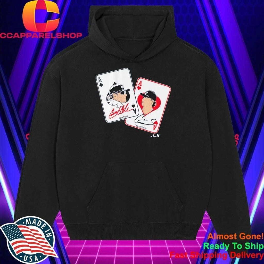 Gerrit Cole & Cam Schlittler Pocket Aces Signatures Shirt