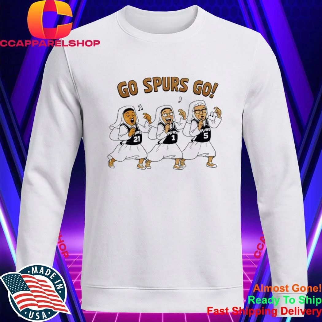 Go Spurs Go Singing Nuns San Antonio Spurs Cartoon Graphic Finals 2026 Shirt