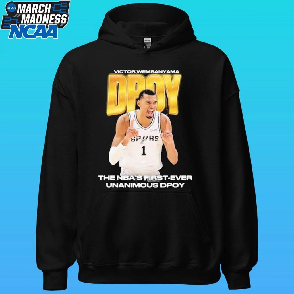 Dpoy Victor Wembanyama 2026 The Nba First-ever Unanimous Defensive Player Of The Year Shirt