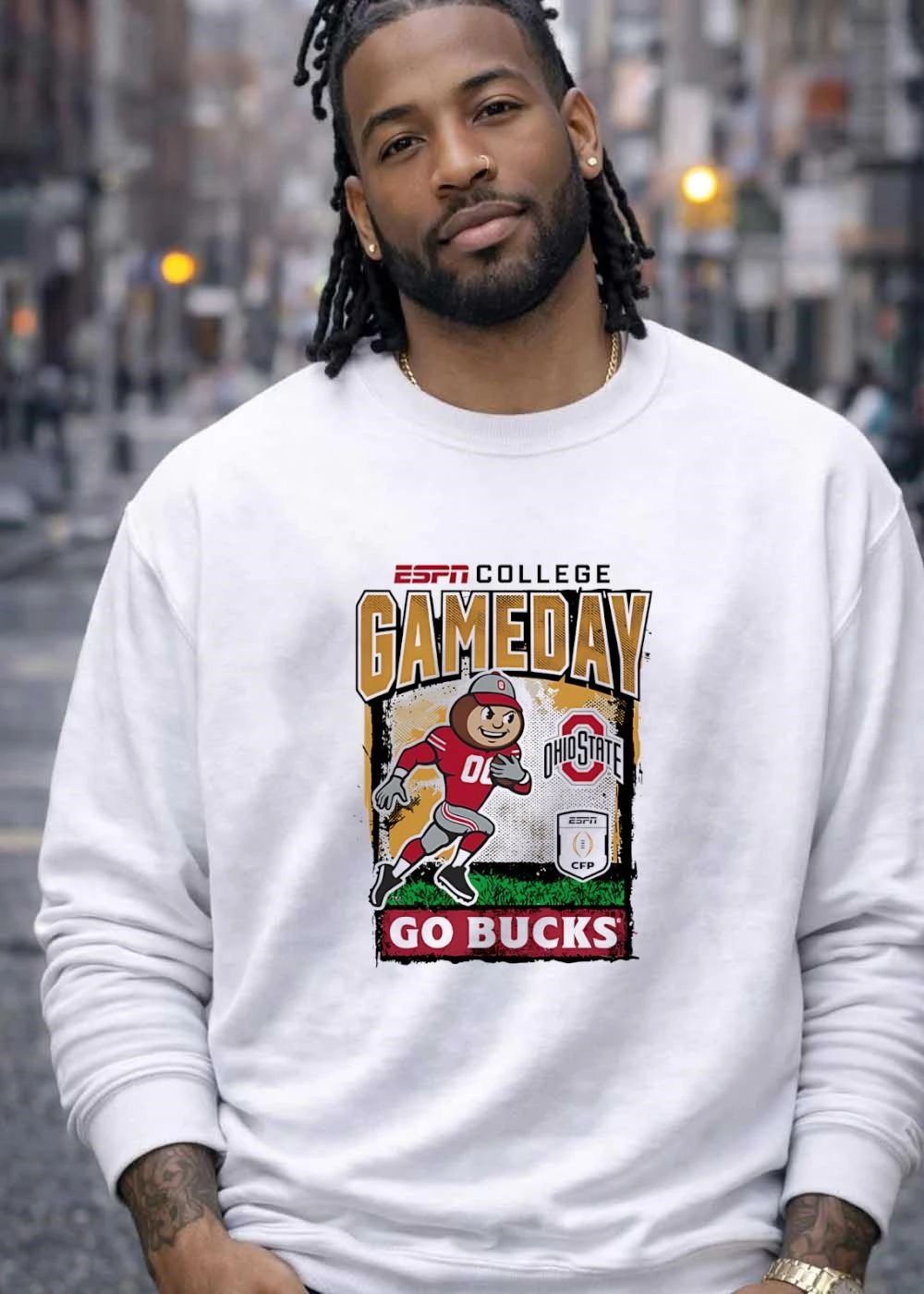 ESPN College Gameday Ohio State Brutus Buckeye Football T-Shirt