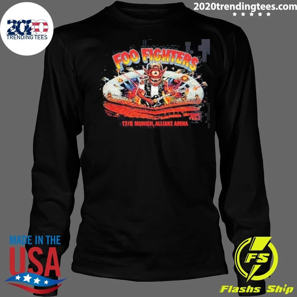 Foo Fighters Munich Germany At Allianz Arena On 17 June 2026 Shirt