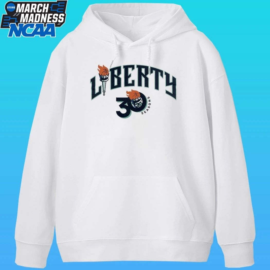 New York Liberty Anniversary 30 Seasons Of Lighting It Up 2026 Shirt