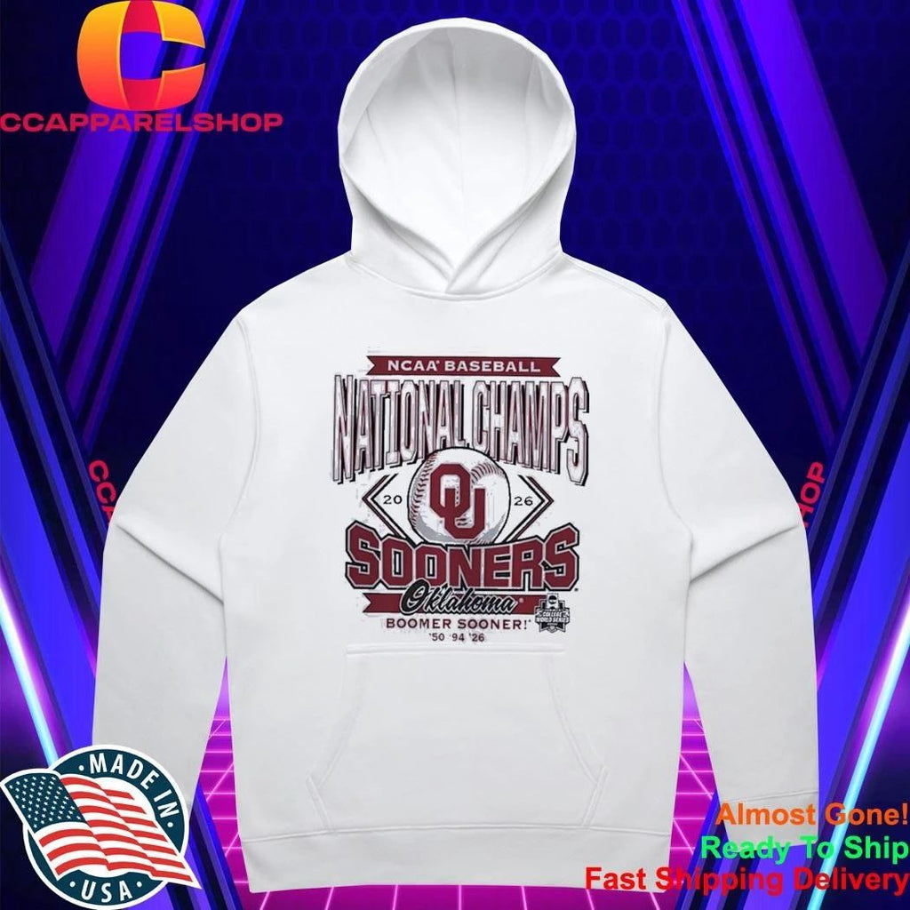 NCAA Baseball National Champs Oklahoma Sooners Boomer Sooner 50 94 26 2026 Shirt