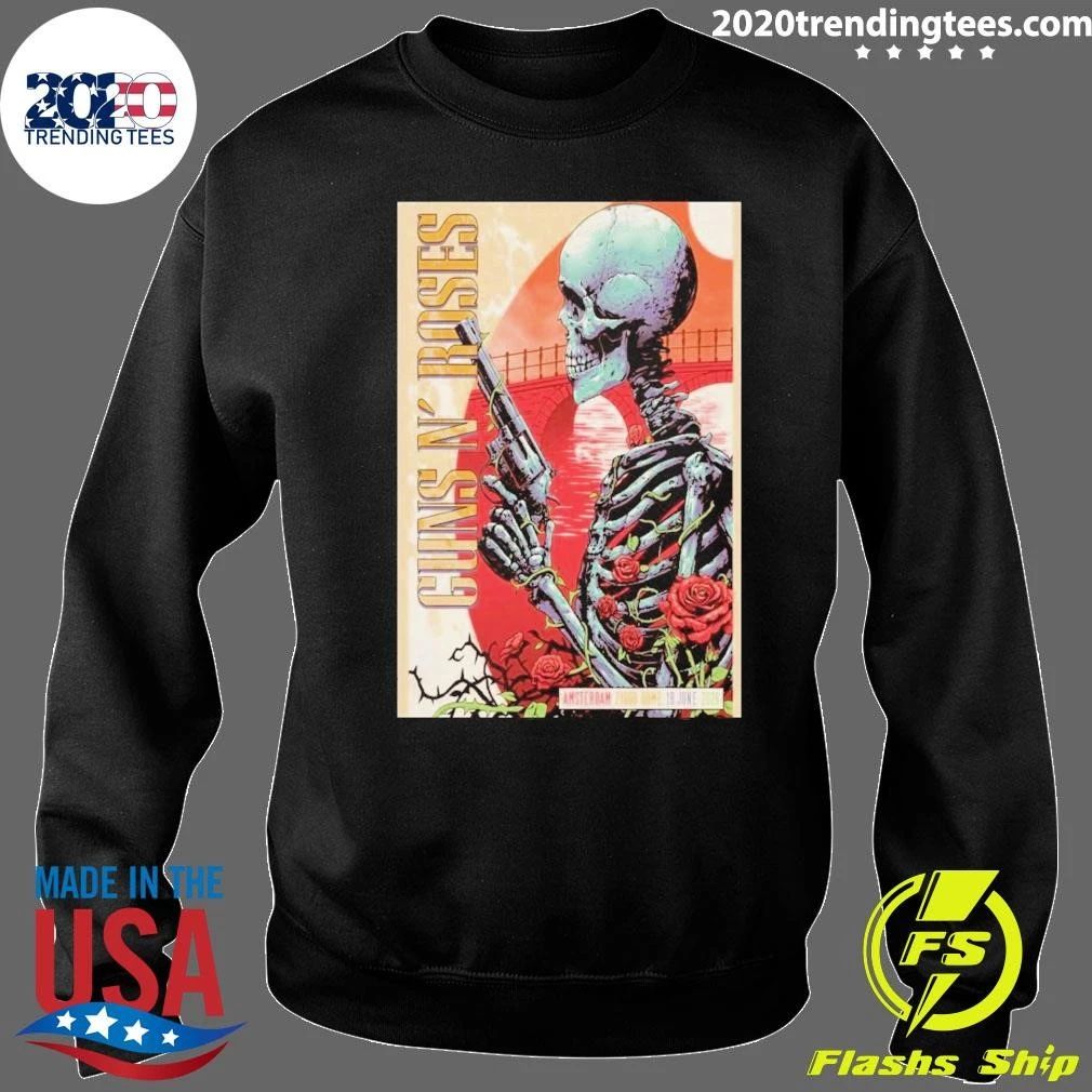 Skull Guns N’ Roses June 18 2026 Amsterdam, Netherlands at the Ziggo Dome Shirt