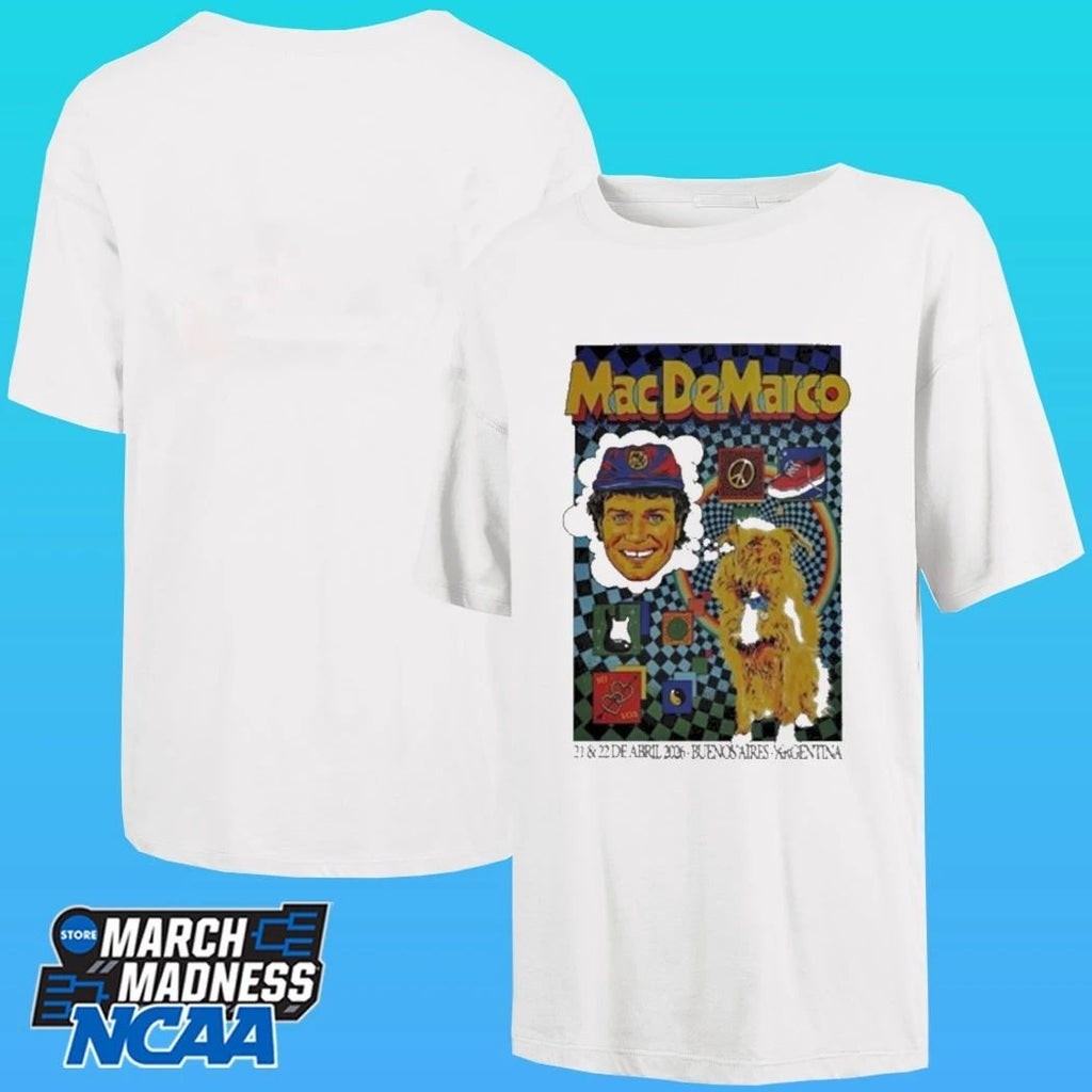 Mac Demarco Apr 21-22 2026 C Art Media In Buenos Aires Argentina Poster Shirt