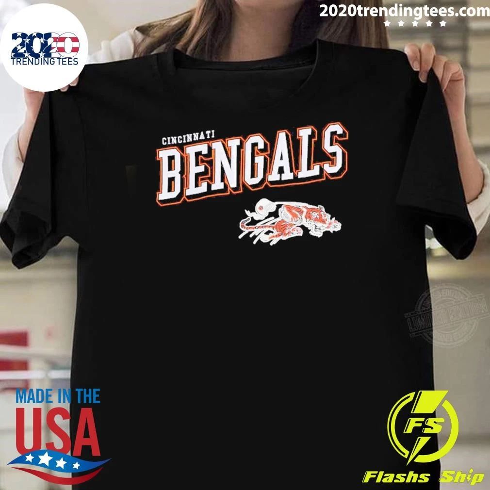 Cincinnati Bengals Black Vintage Shirt