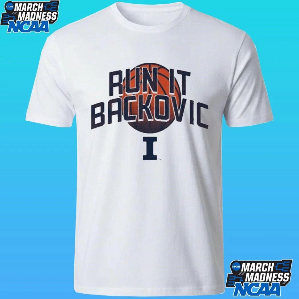 Illinois Basketball Run It Backovic Shirt