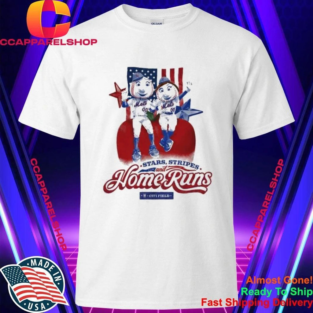 2026 NY Mets America 250 Mr And Mrs Met Shirt