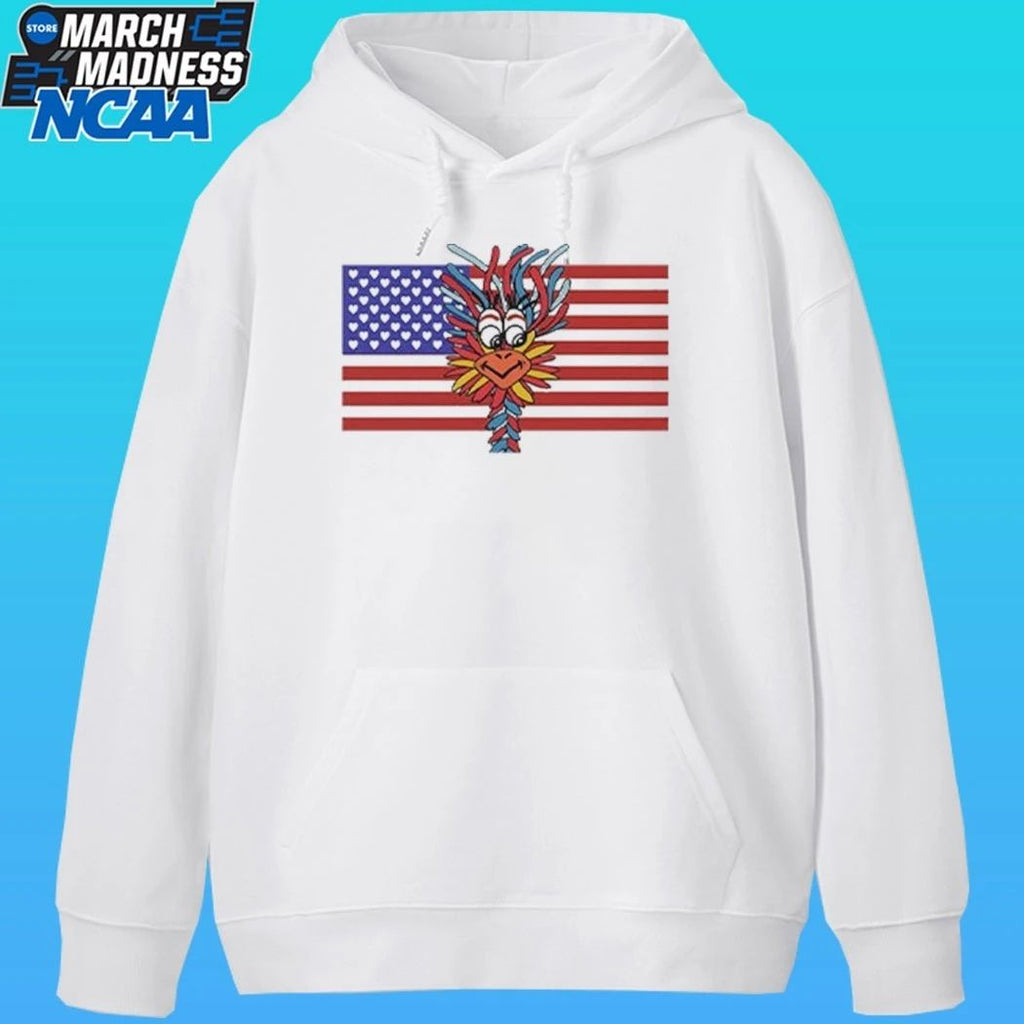 Patriotic Gooney Bird American Flag Shirt