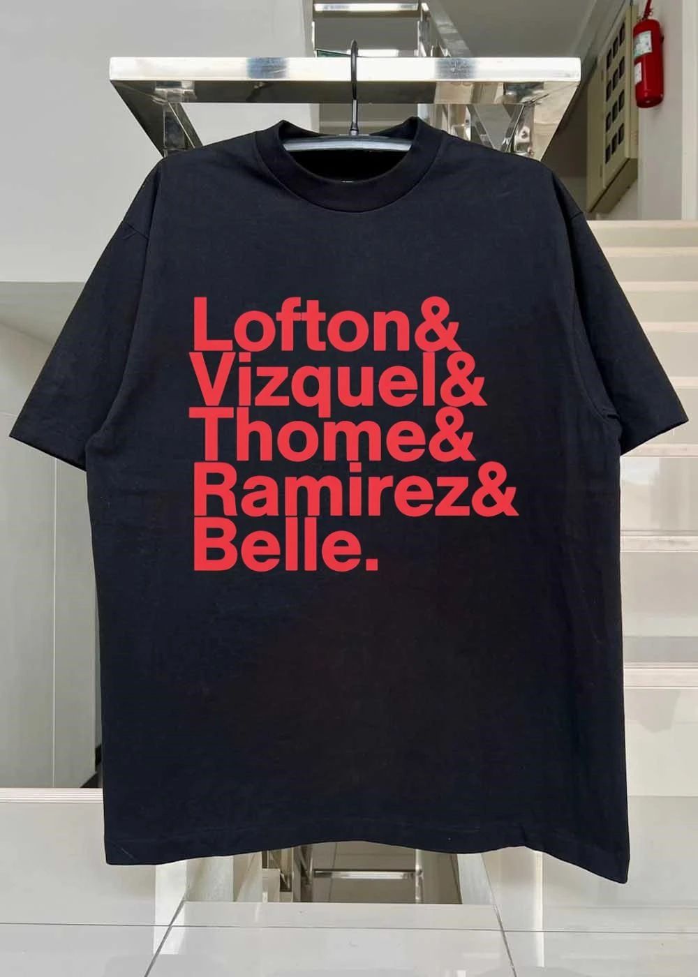 Cleveland Indians Fan Apparel Lofton Vizquel Thome Ramirez and Belle Shirt