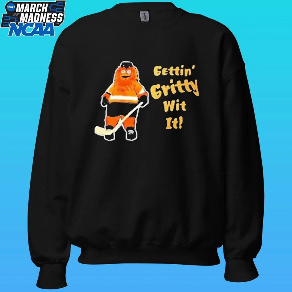 Gritty Philadelphia Flyers Hockey Gettin Gritty Wit It Shirt