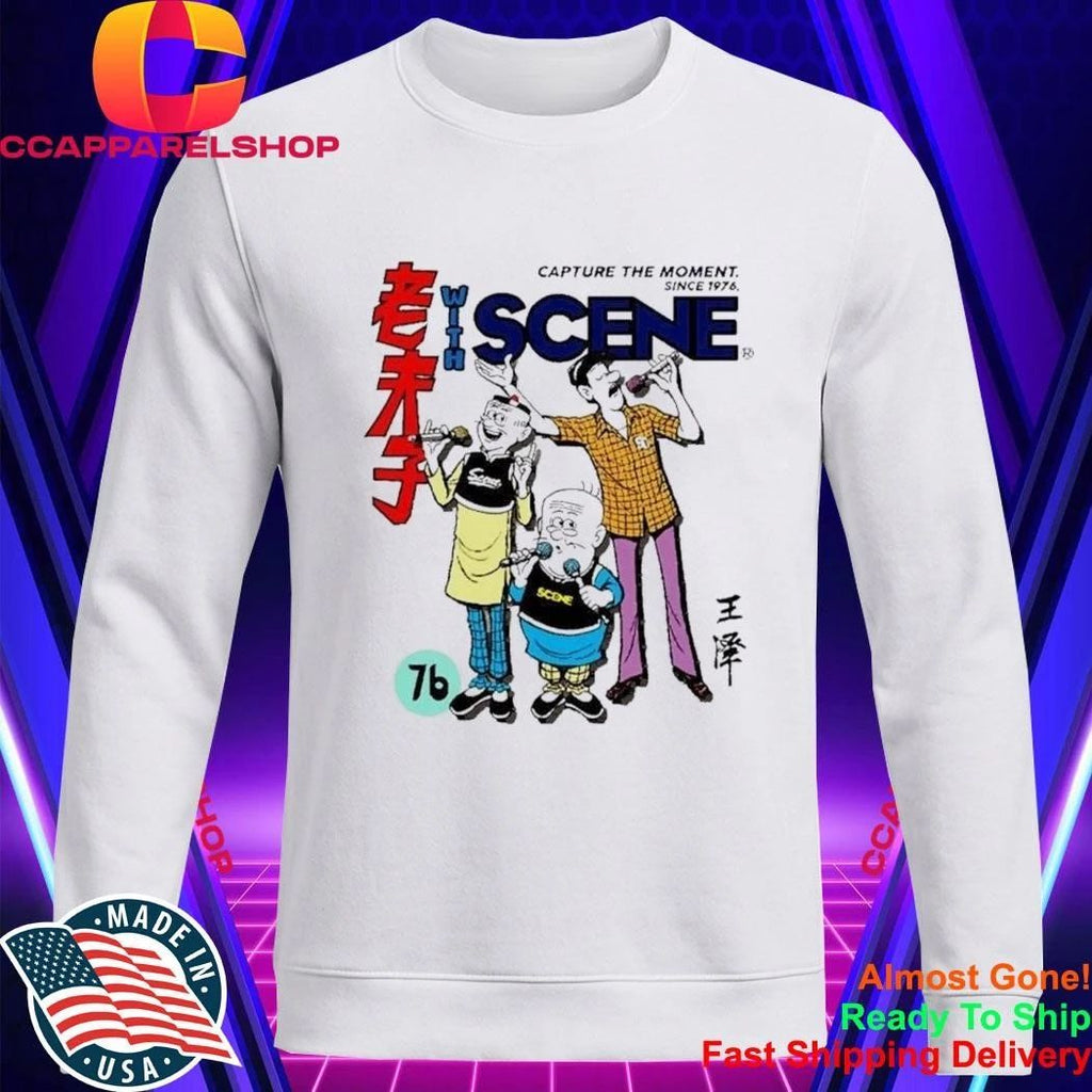 Old Master Q Cartoon Scene Capture The Moment Shirt
