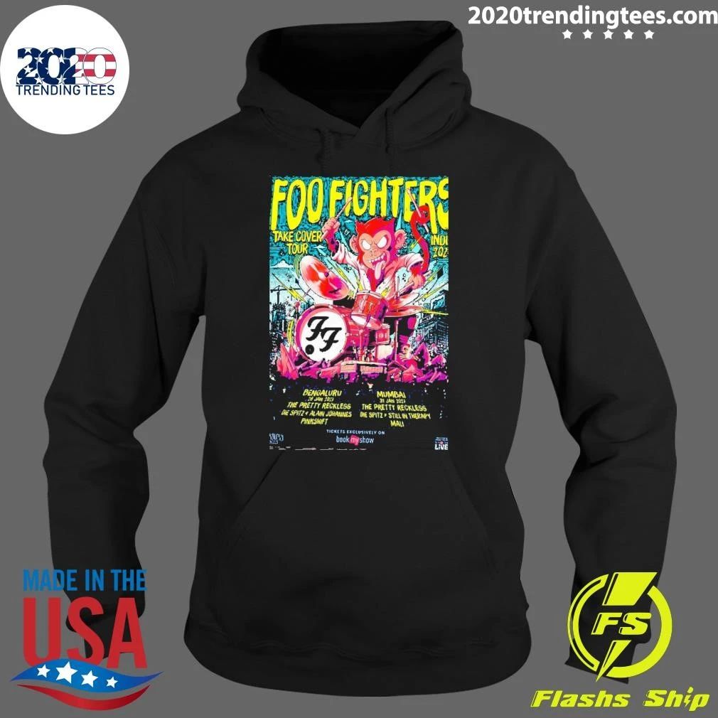 Foo Fighters Take Cover Tour India 2027 Tour Dates Home Decor Shirt