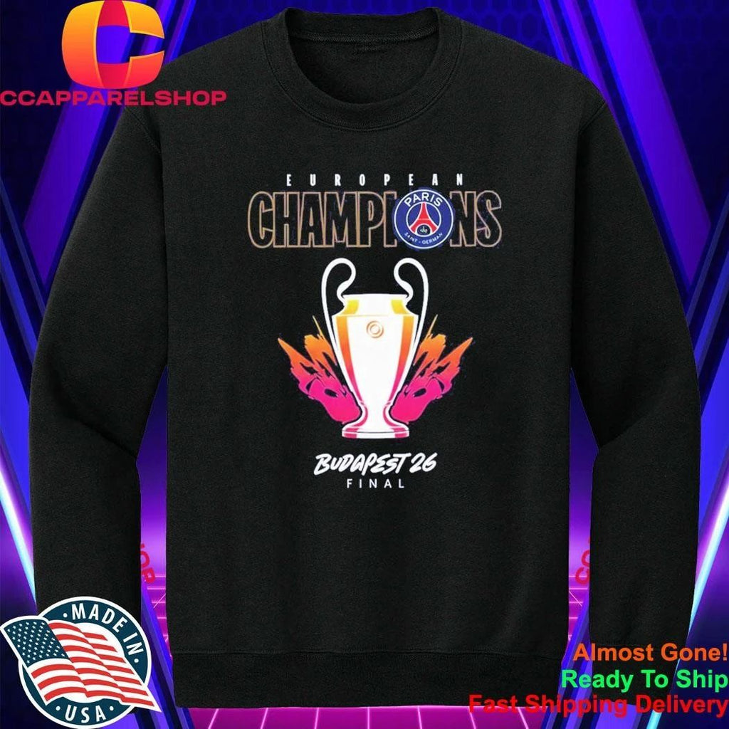 PSG Budapest 2026 UCL Final Winners shirt