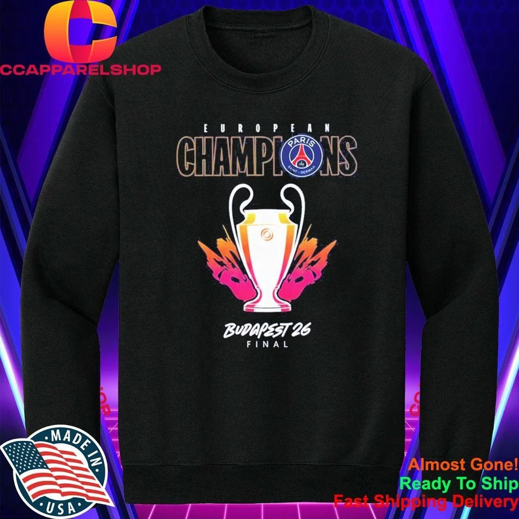 PSG Budapest 2026 UCL Final Winners shirt