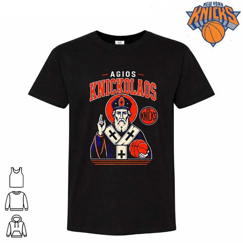 Agios Knickolaos of Knicks Basketball Icon NBA Finals 2026 Shirt