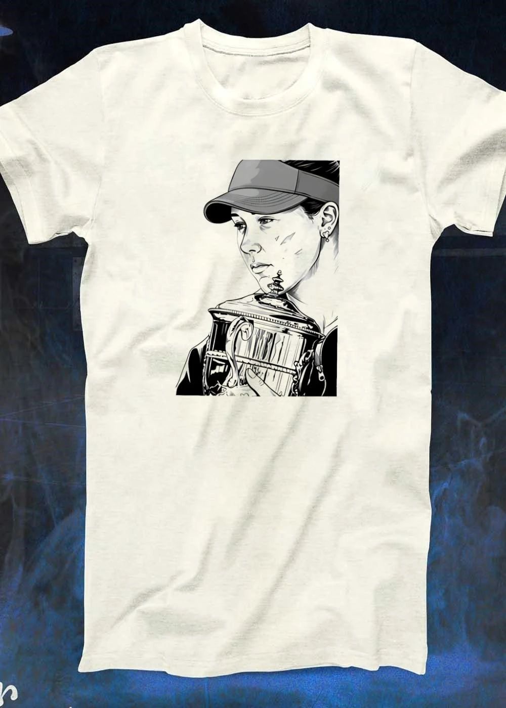 Ashleigh Barty Holding the Australian Open Trophy Tennis Player T-Shirt