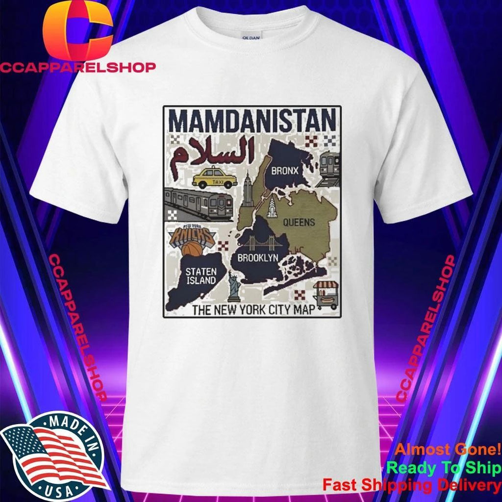 Mamdanistan The New York City Map Shirt
