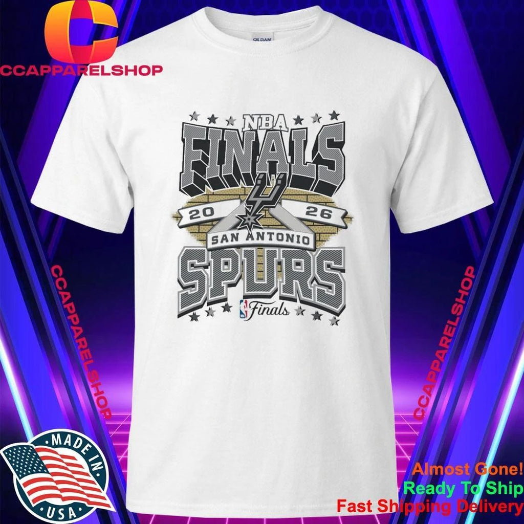 San Antonio Spurs ’47 Brand 2026 NBA Finals Court Franklin Shirt